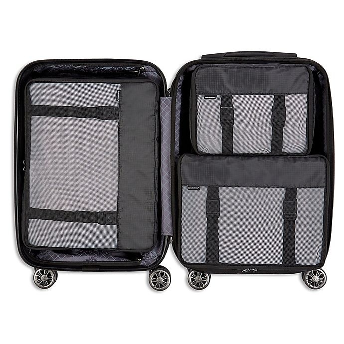 slide 5 of 5, Brookstone Pack-It Packing Cubes with Compression Fit - Black, 3 ct