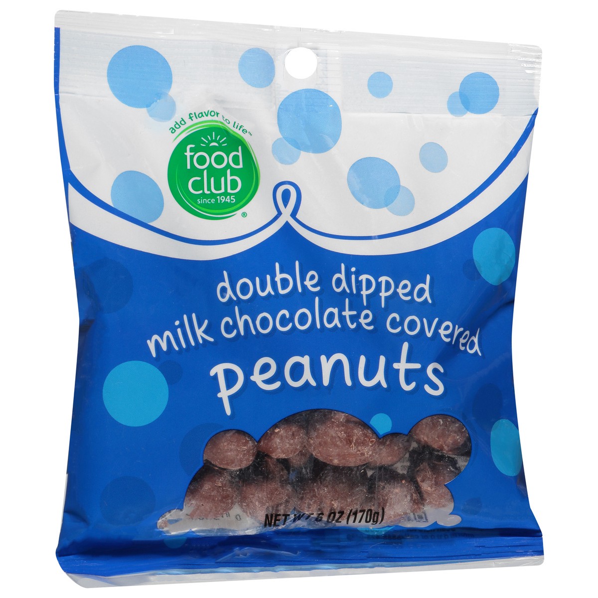 slide 9 of 12, Food Club Chocolate Peanuts, 6 oz