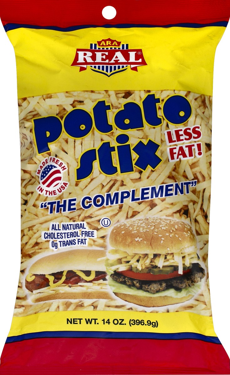 slide 6 of 6, ARA Real Potato Stix 14 oz, 14 oz