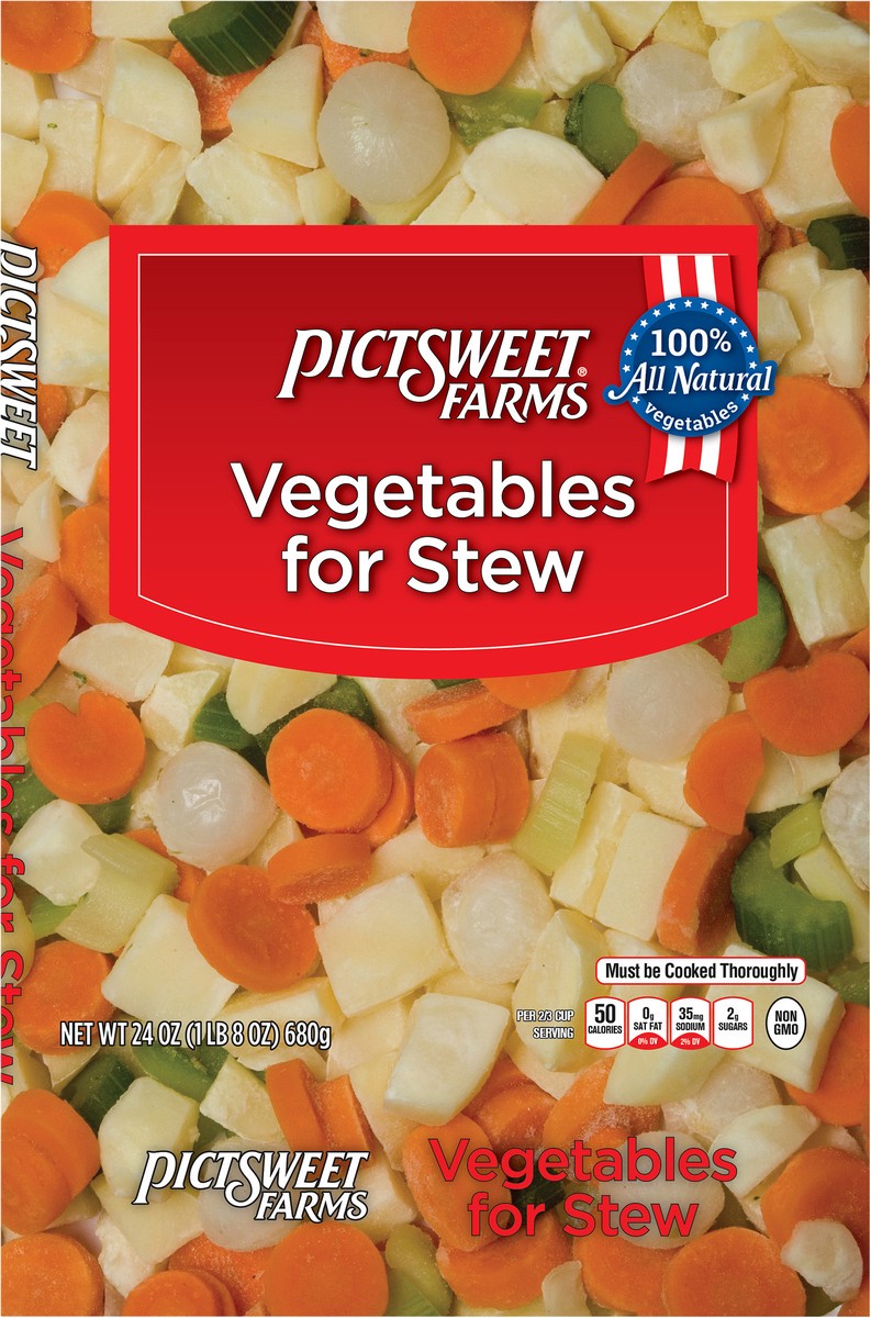 slide 4 of 7, PictSweet Vegetables for Stew, 24 oz