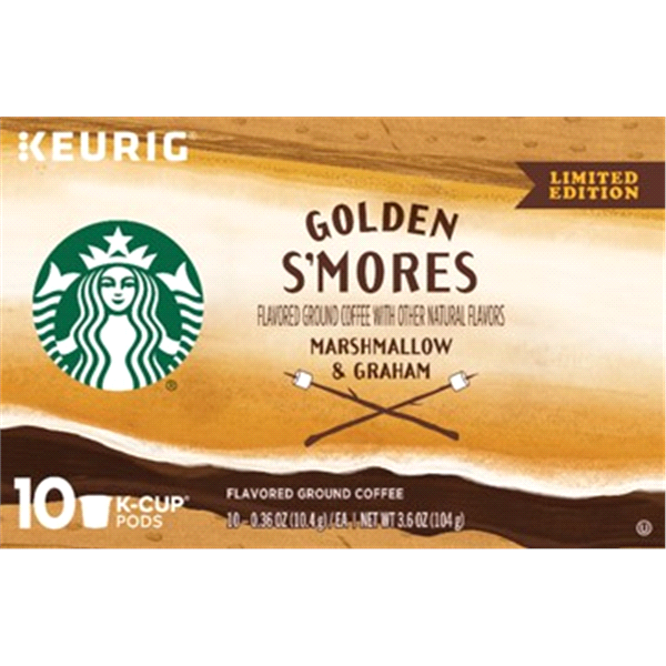 slide 1 of 1, Starbucks Coffee Golden S'mores K-Cup Pods, 10 ct