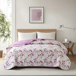Everyday Living Microfiber Quilt - Floral Pattern