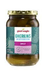 Giant Eagle Gherkins, Sweet, No Sugar Added