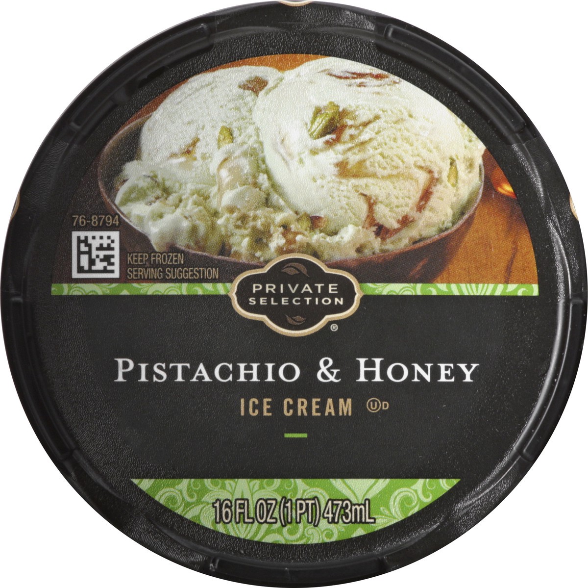 slide 9 of 12, Private Selection Pistachio & Honey Ice Cream 16 oz, 16 oz