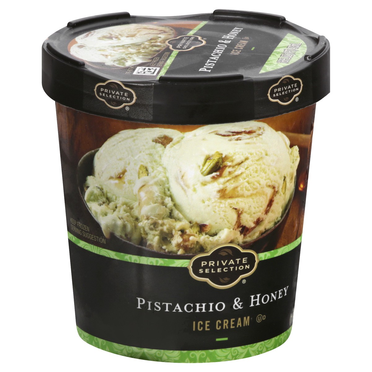 slide 11 of 12, Private Selection Pistachio & Honey Ice Cream 16 oz, 16 oz