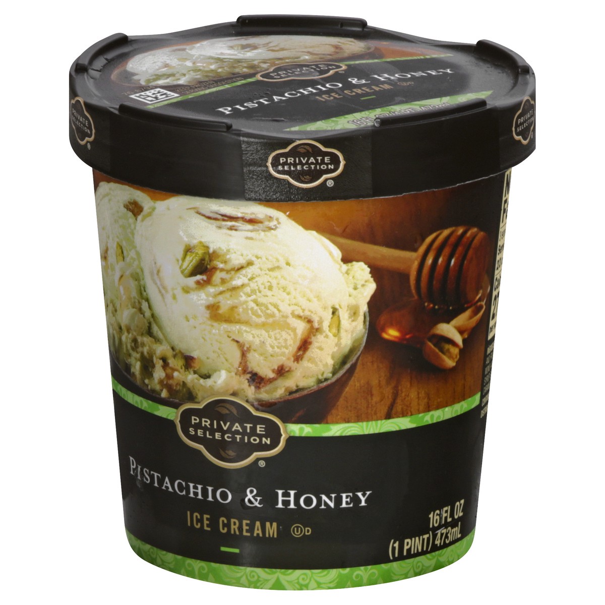 slide 3 of 12, Private Selection Pistachio & Honey Ice Cream 16 oz, 16 oz