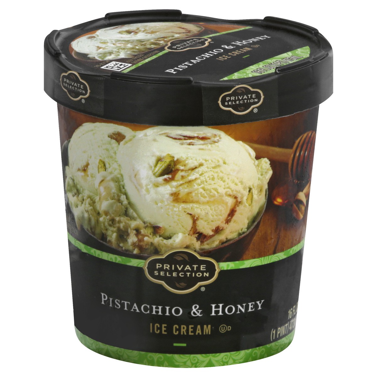 slide 12 of 12, Private Selection Pistachio & Honey Ice Cream 16 oz, 16 oz