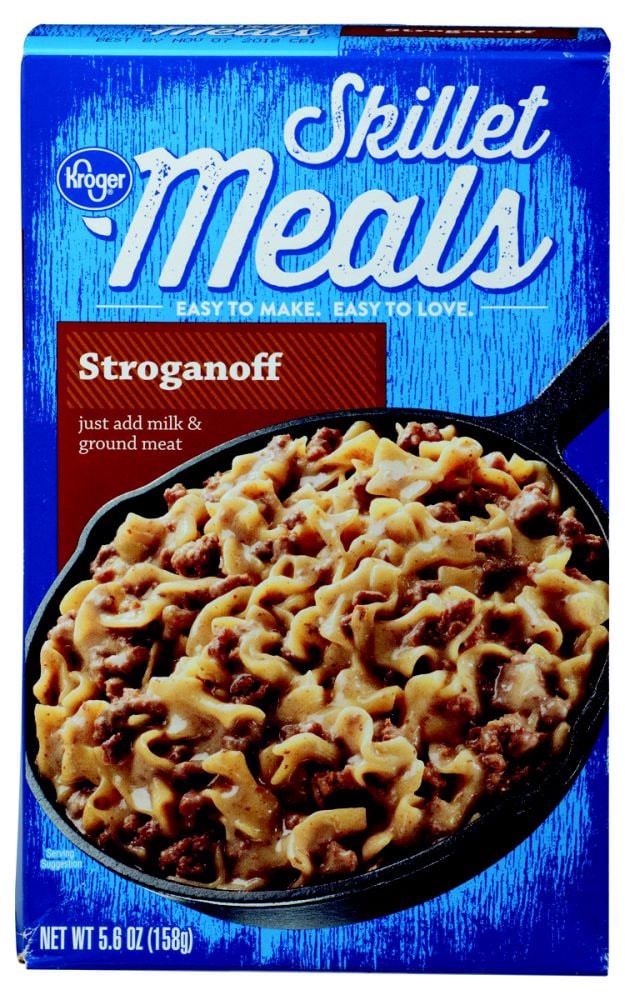 slide 1 of 5, Kroger Skillet Meals - Stroganoff, 5.6 oz