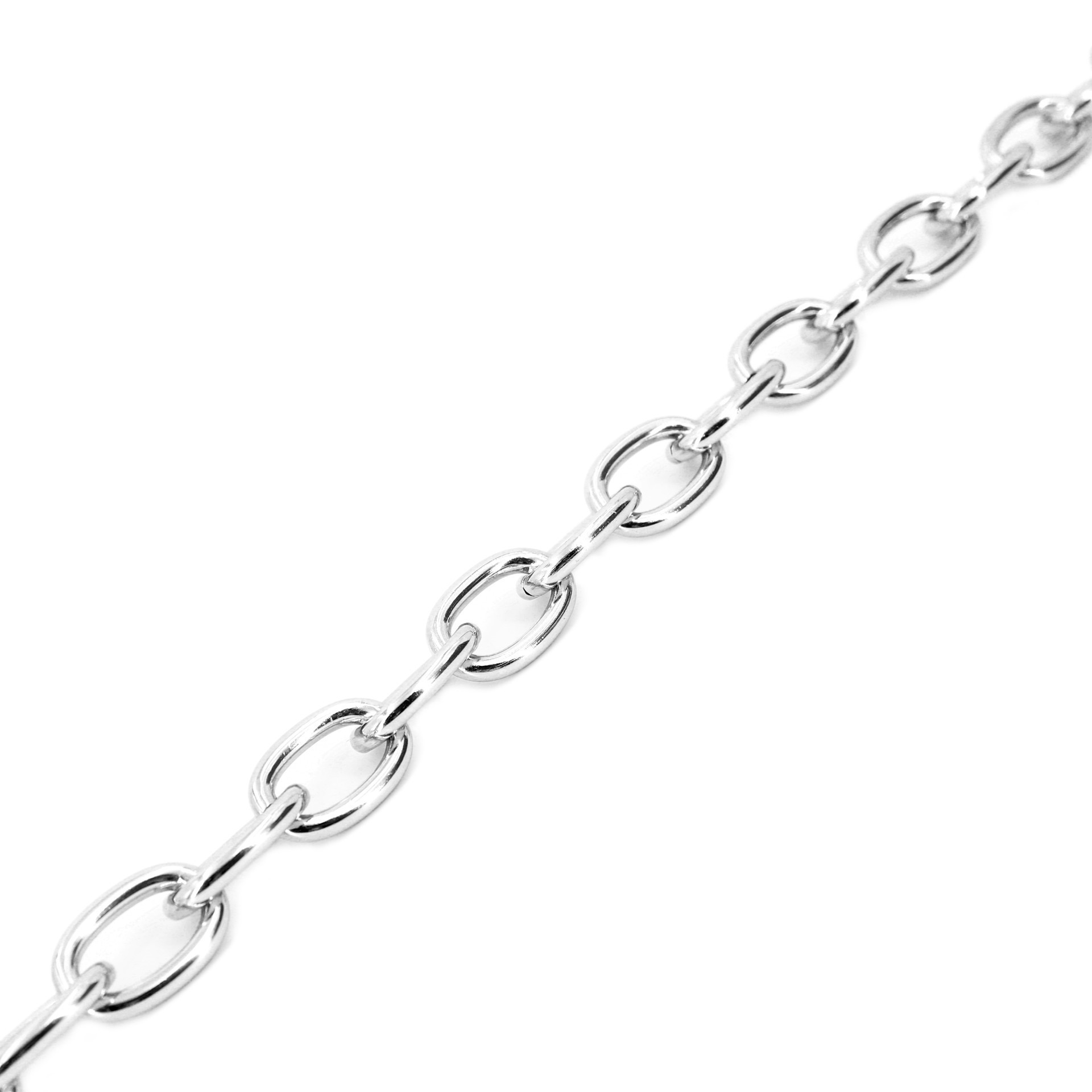 slide 5 of 6, 20" Rhodium-Colored Chunky Chain Necklace By Bead Landing, 20 in
