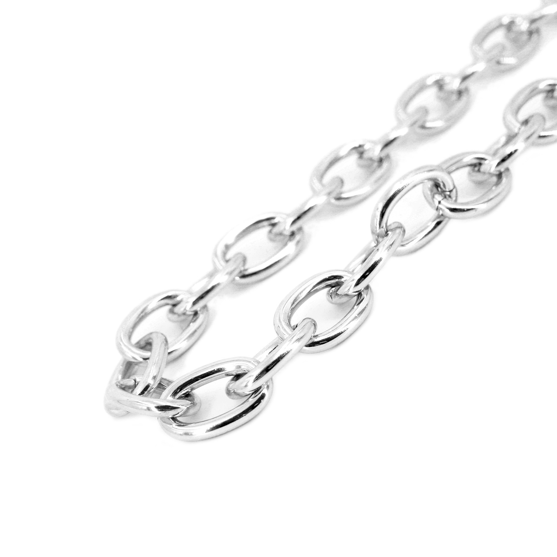 slide 6 of 6, 20" Rhodium-Colored Chunky Chain Necklace By Bead Landing, 20 in