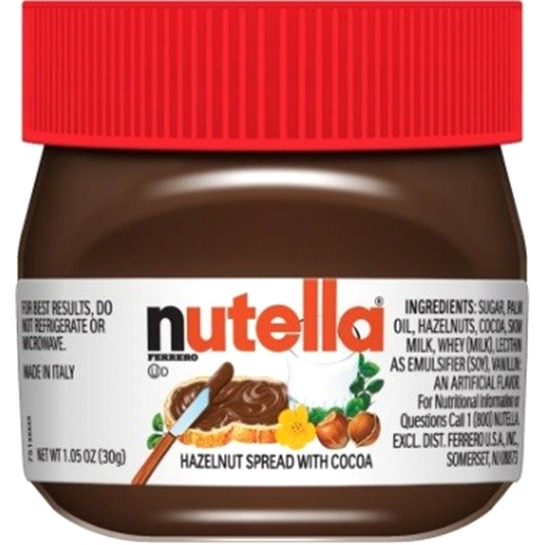 slide 1 of 1, Nutella Holiday Mini Chocolate Hazelnut Spread, 1 oz