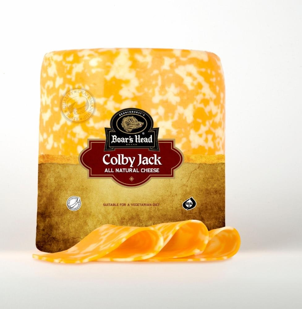 slide 1 of 1, Boar's Head Colby Jack Cheese, per lb
