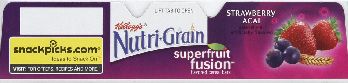 slide 2 of 6, Nutri-Grain Cereal Bars 6 ea, 6 ct