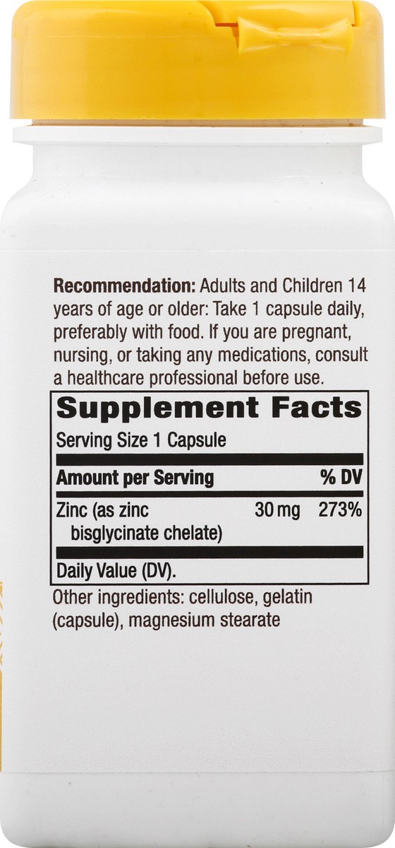 slide 2 of 9, Nature's Way 30 mg High Potency Zinc Chelate 100 Capsules, 100 ct