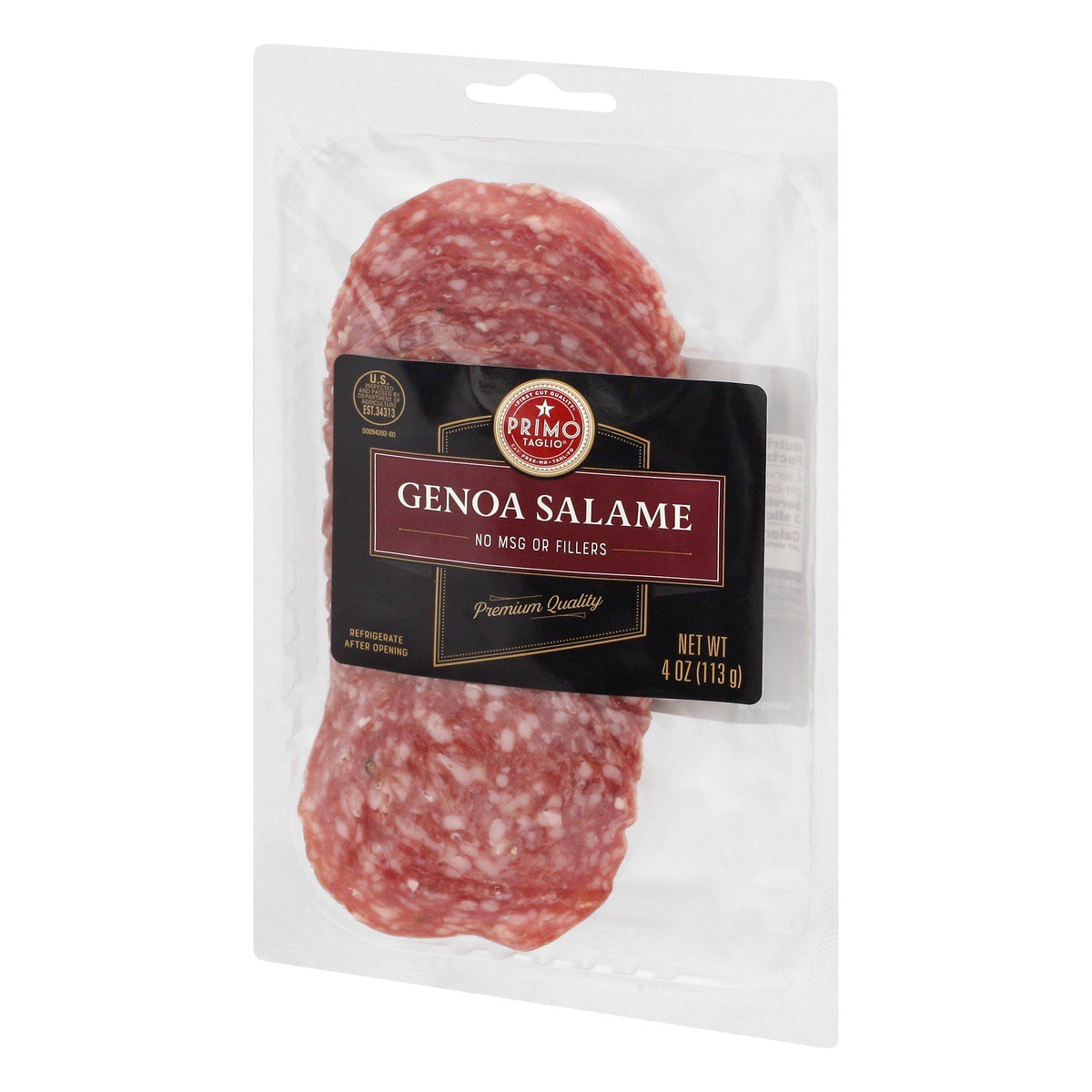 slide 5 of 9, Signature Kitchens Sliced Genoa Salami, 4 oz