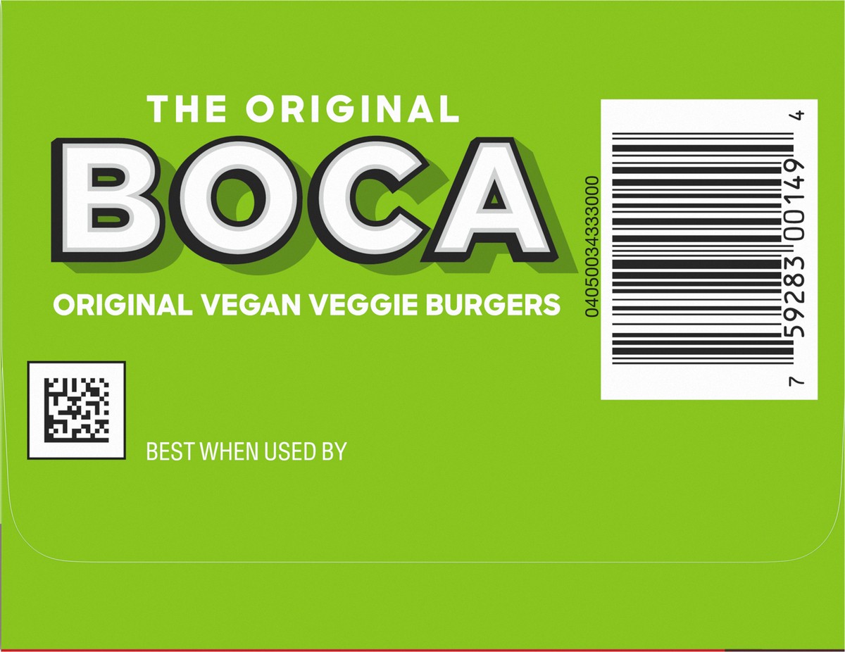 slide 8 of 13, BOCA Original Vegan Veggie Burgers, 12 ct Box, 12 ct