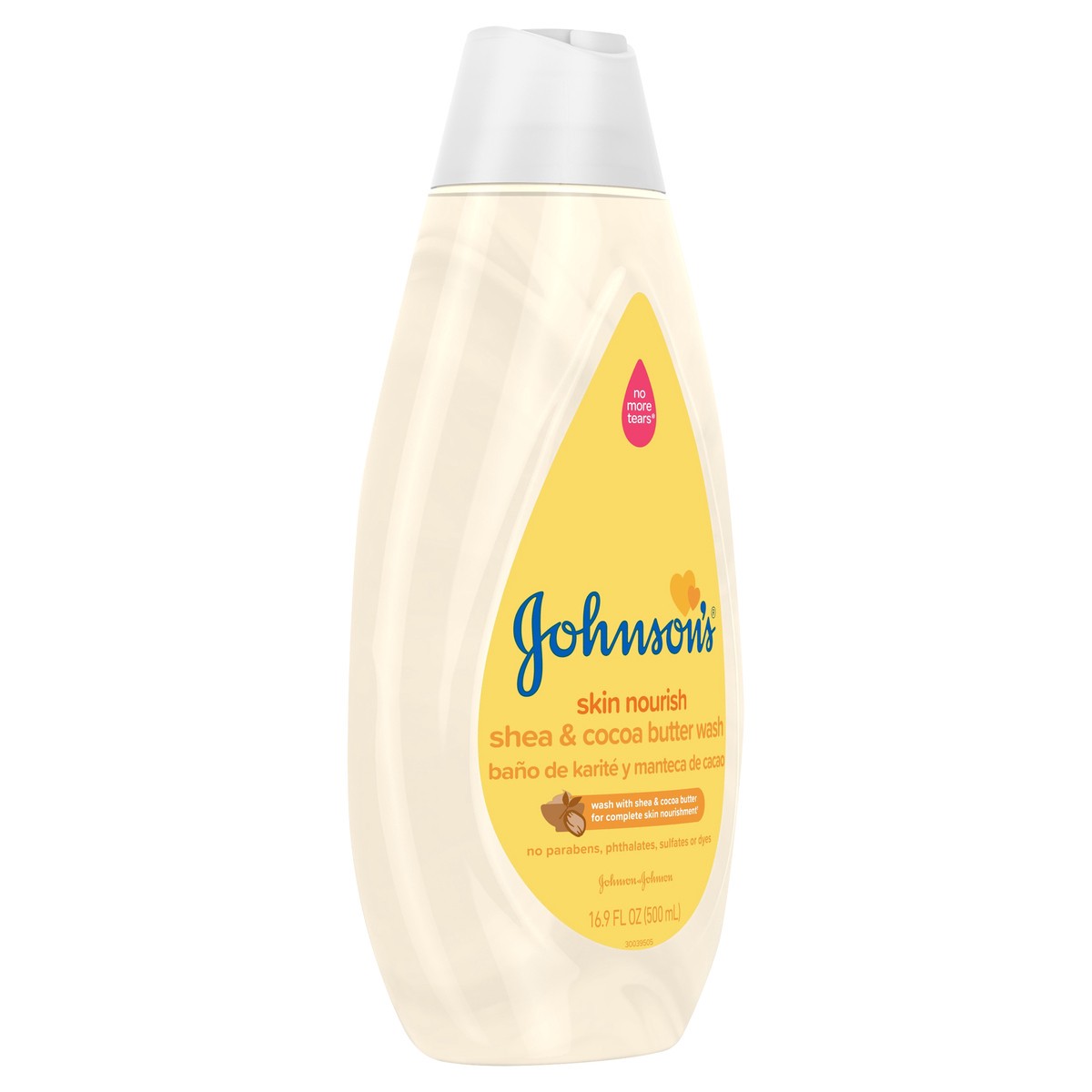 slide 2 of 6, Johnson's Skin Nourishing Baby Wash With Shea & Cocoa Butter, Hypoallergenic & Tear Free Baby Wash, 16.9 fl. oz, 16.9 fl oz