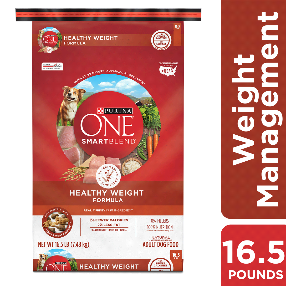 slide 1 of 1, Purina One Healthy Weight, 1 ct