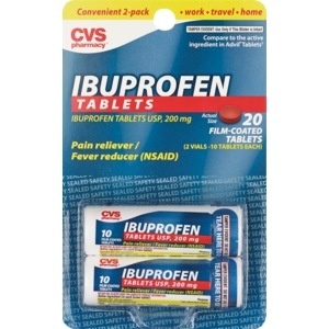 slide 1 of 1, CVS Health Ibuprofen Tablets, 20ct, 20 ct