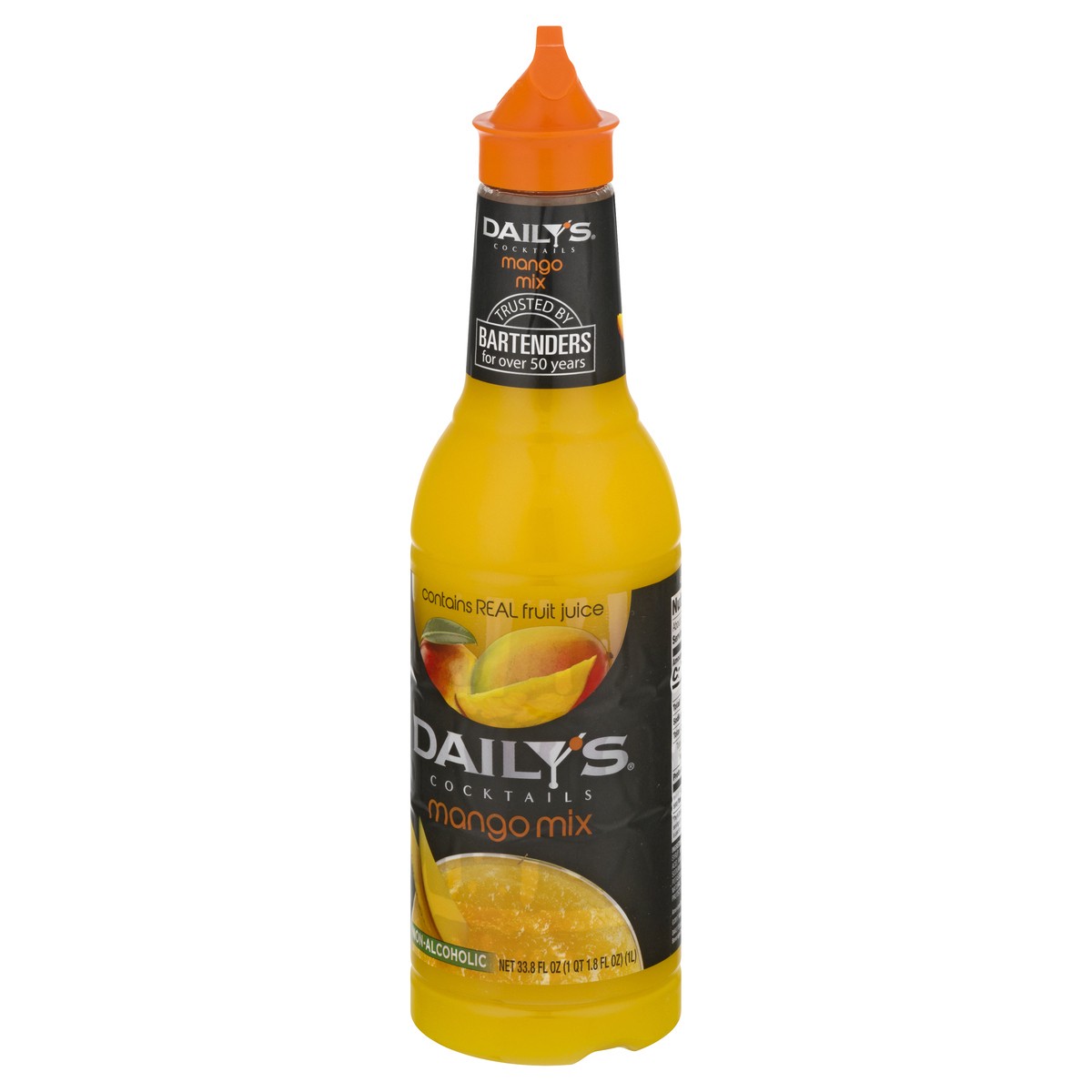 slide 3 of 10, Daily's Cocktails Non-Alcoholic Mango Mix, 1 liter