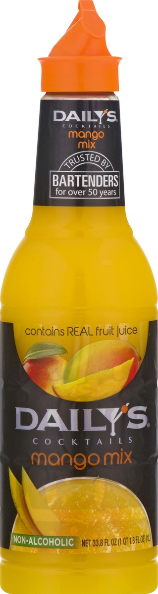 slide 9 of 10, Daily's Cocktails Non-Alcoholic Mango Mix, 1 liter