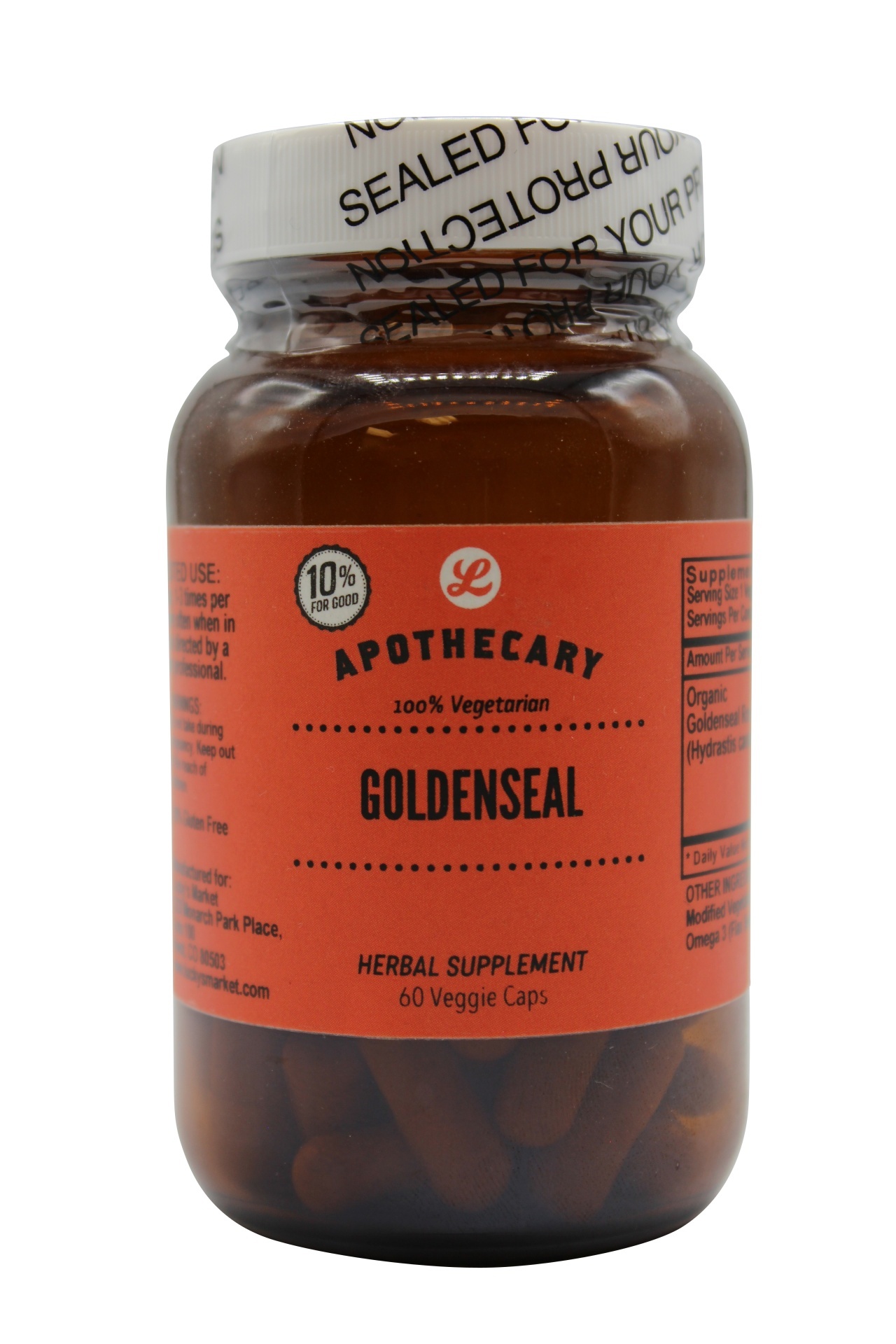 slide 1 of 1, Vitality Caps Goldenseal, 60 ct