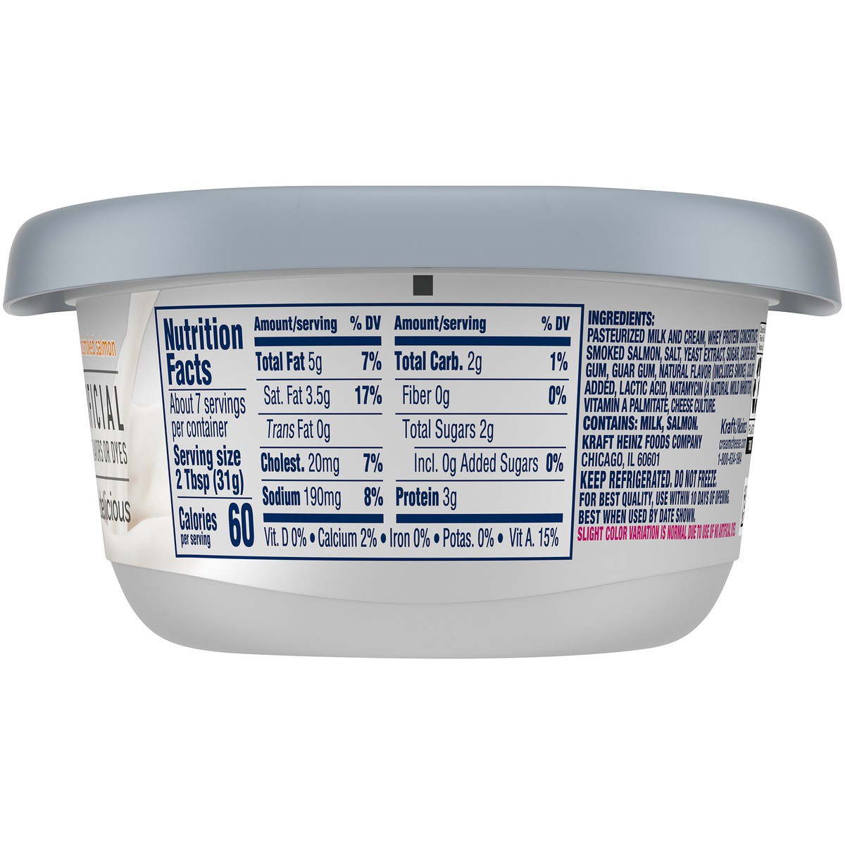 slide 2 of 9, Philadelphia Smoked Salmon Cream Cheese Spread, 8 oz