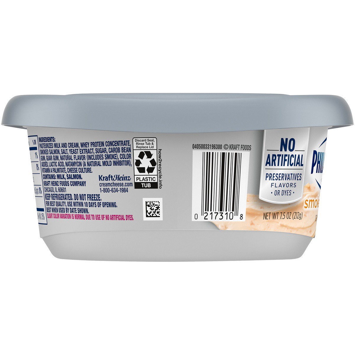 slide 9 of 9, Philadelphia Smoked Salmon Cream Cheese Spread, 8 oz