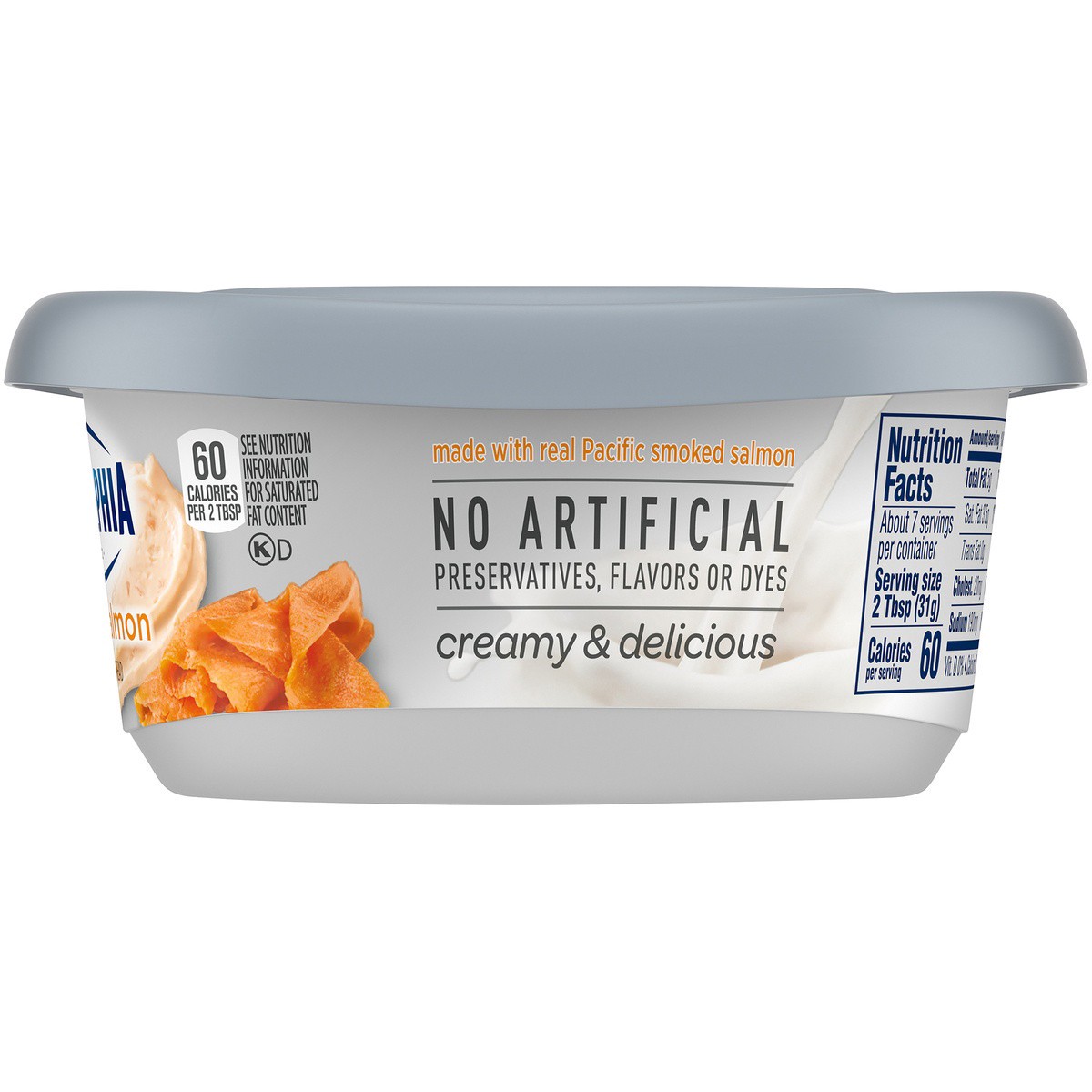 slide 7 of 9, Philadelphia Smoked Salmon Cream Cheese Spread, 8 oz