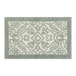 Room & Retreat Cotton Bath Mat, 20 In X 32 In, Sage Green