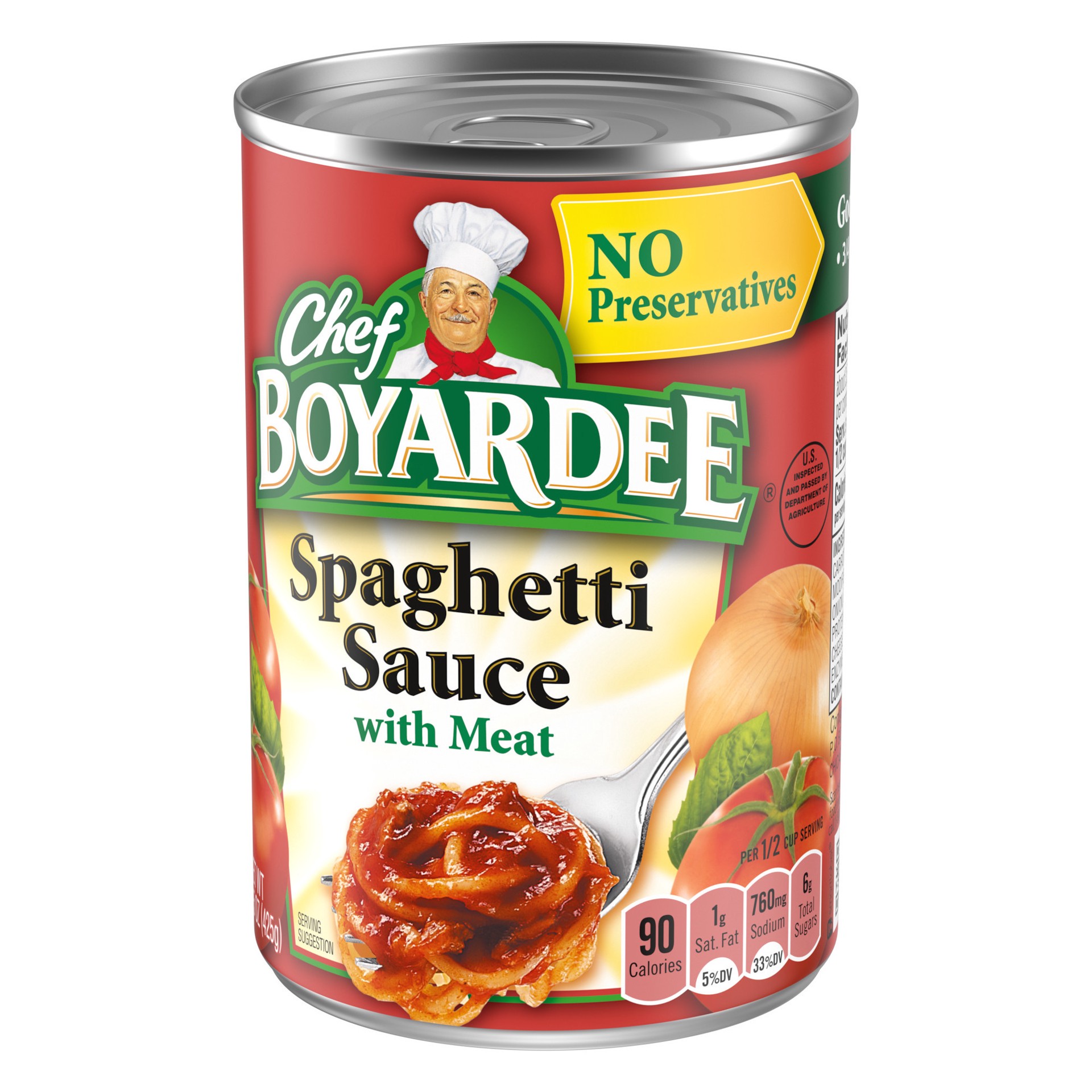 slide 5 of 5, Chef Boyardee with Meat Spaghetti Sauce 15 oz, 15 oz