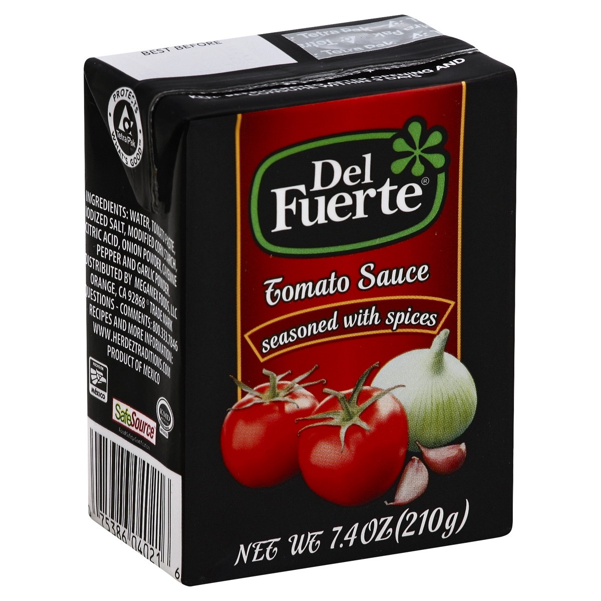 slide 5 of 5, Del Fuerte Tomato Sauce 7.4 oz, 7.4 oz