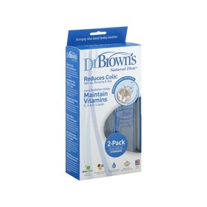 slide 1 of 1, Dr. Brown's Natural Flow Colic Reducing Bottle, 2 ct; 8 oz