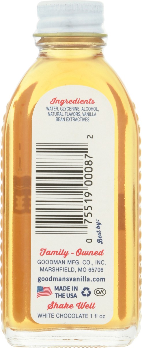 slide 5 of 11, Goodman's White Chocolate Flavor 1 oz, 1 oz