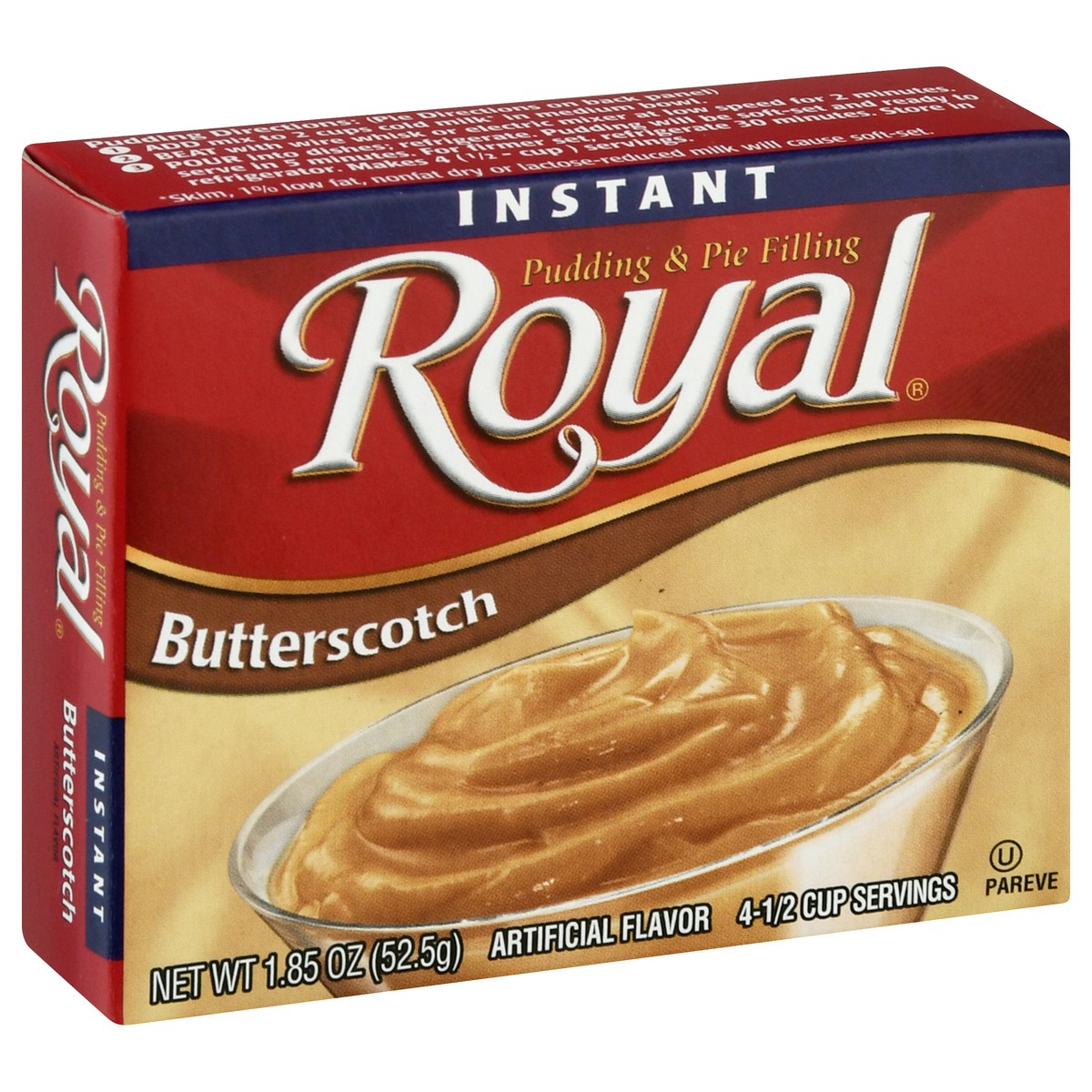 slide 2 of 9, Royal Instant Butterscotch Pudding & Pie Filling 1.85 oz, 1.85 oz