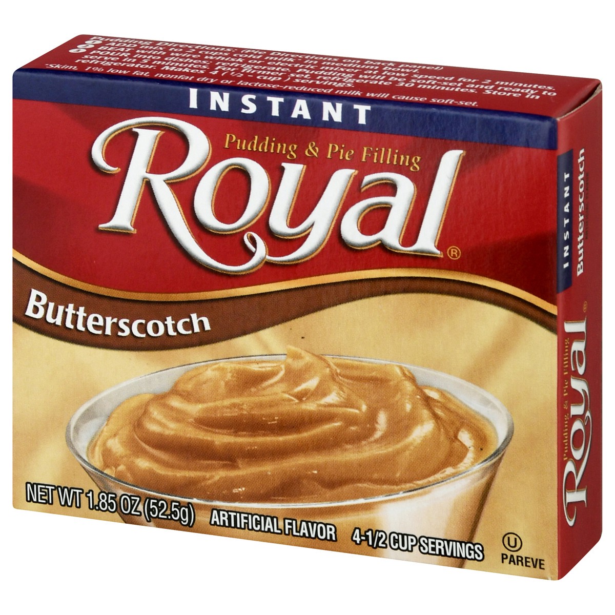 slide 4 of 9, Royal Instant Butterscotch Pudding & Pie Filling 1.85 oz, 1.85 oz