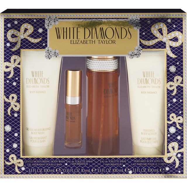 slide 1 of 1, ELIZABETH TAYLOR White Diamond 4 Pc Set, 1 ct