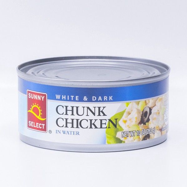 slide 1 of 1, Sunny Select in Water White & Dark Chunk Chicken - 10 oz, 10 oz