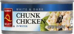 Sunny Select in Water White & Dark Chunk Chicken - 10 oz