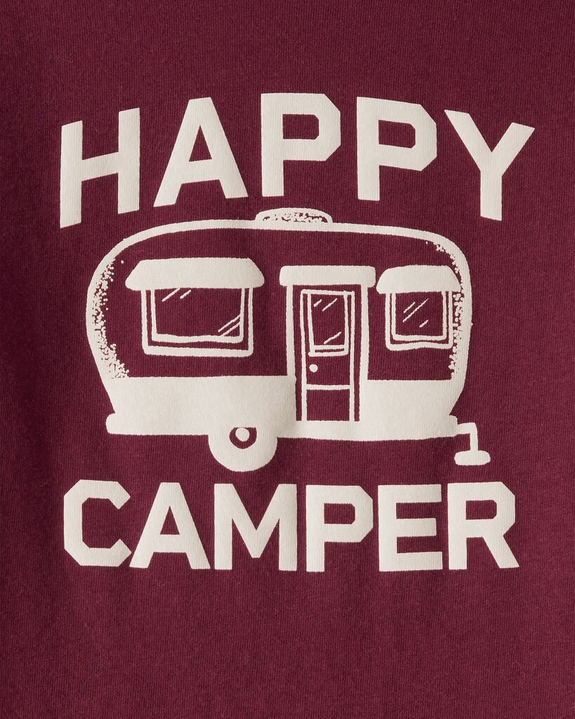 slide 2 of 2, Oshkosh Toddler Boy Happy Camper Graphic Tee - Maroon Maroon 5T, 1 ct