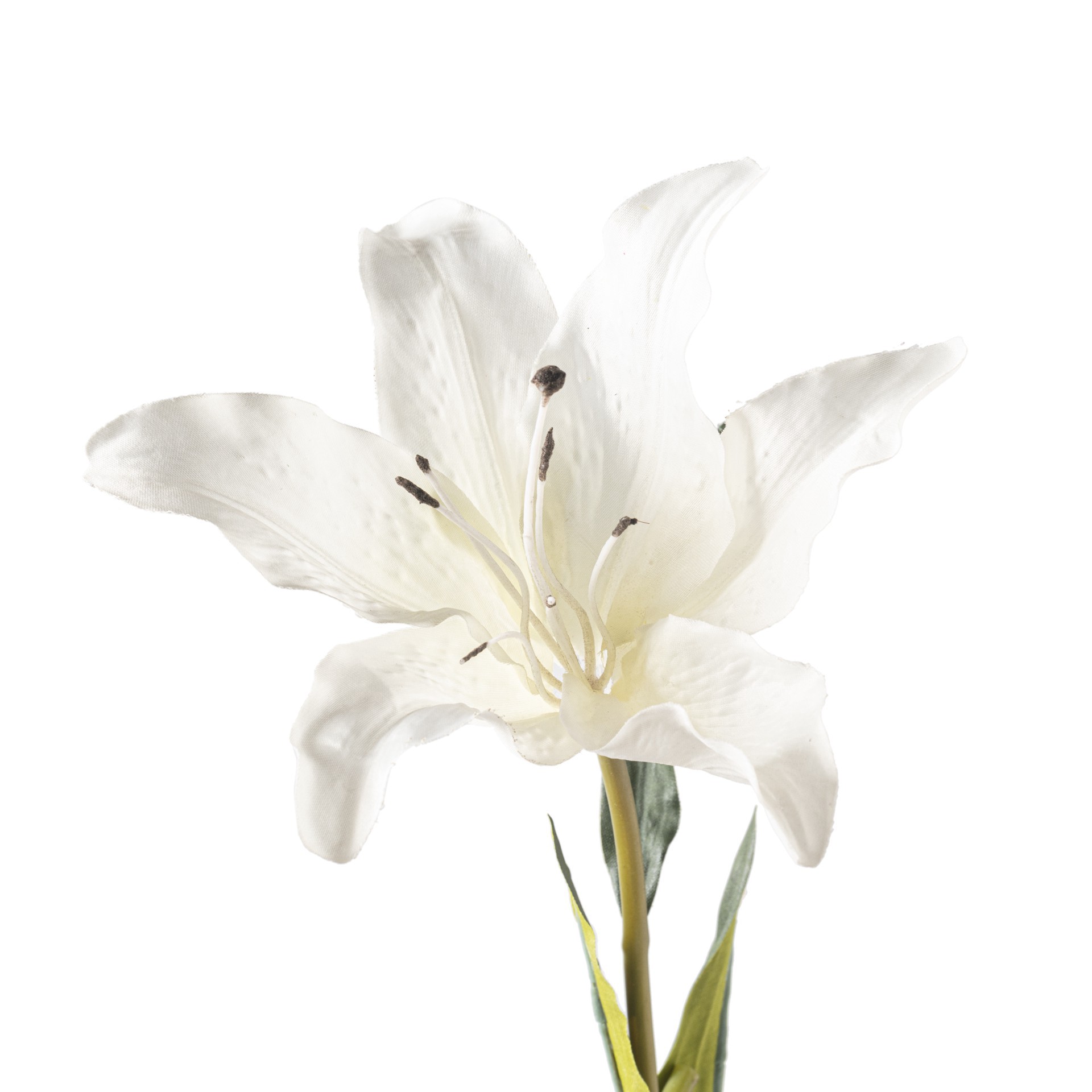 slide 3 of 3, 37" White Lily Stem By Ashland, 37 in