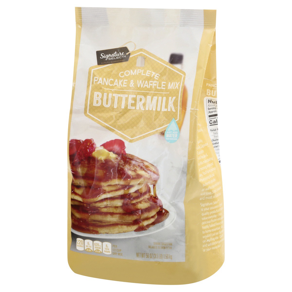 slide 3 of 9, Signature Select Buttermilk Pancake And Waffle Mix, 1 ct