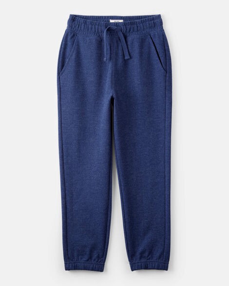 slide 1 of 3, Boys Cotton Joggers - Navy Navy 6, 1 ct