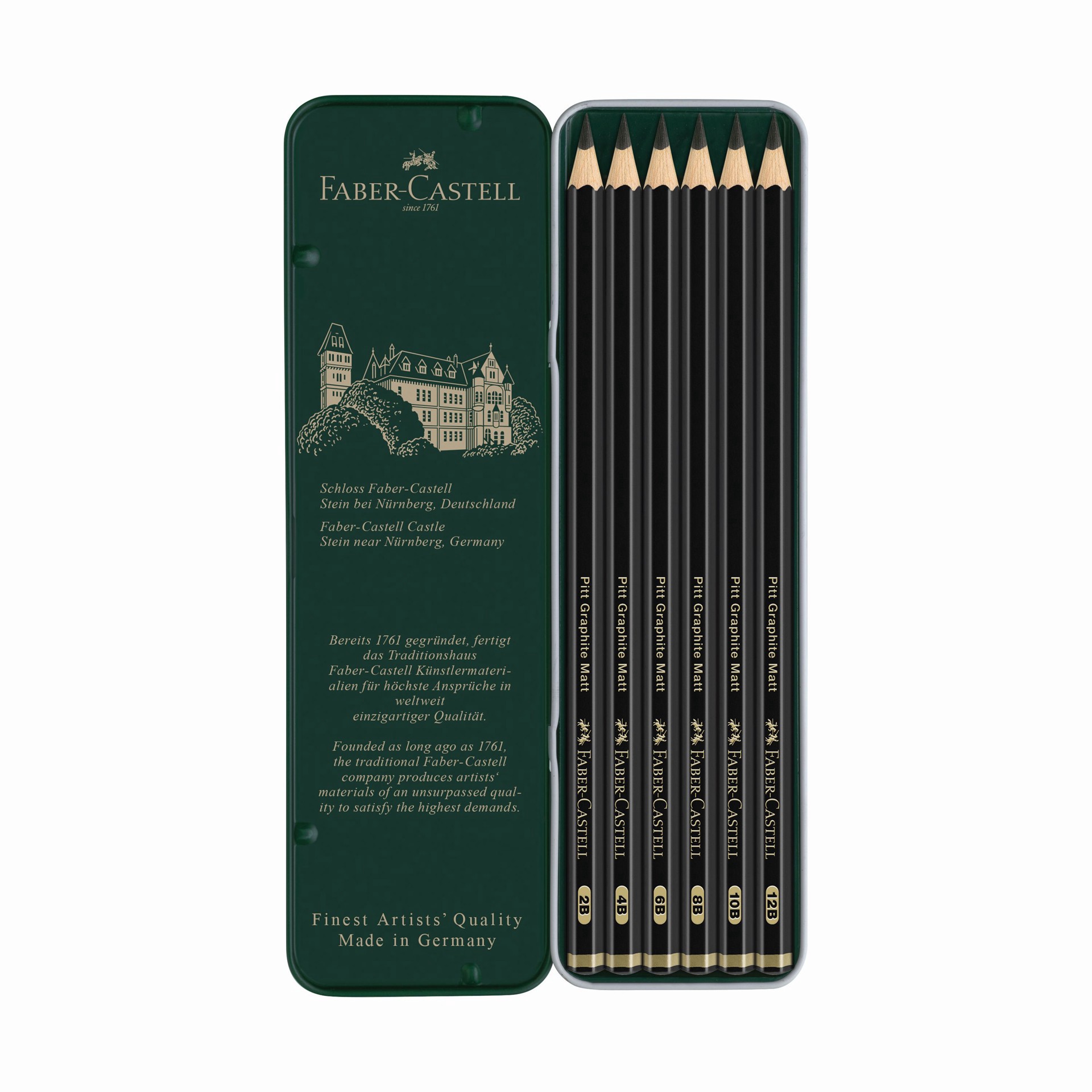 slide 6 of 6, Faber-Castell Pitt Matte Graphite Pencil Set, 1 ct