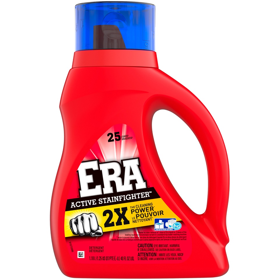 slide 2 of 2, Era Active Stainfighter Liquid Laundry Detergent, 40 Fl Oz, 40 fl oz