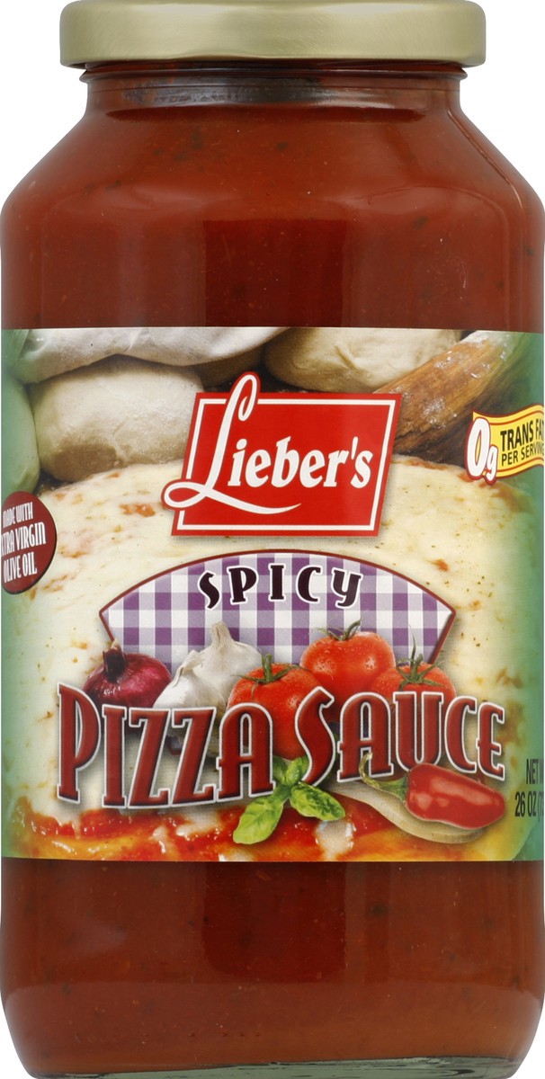 slide 1 of 2, Lieber's Pizza Sauce 26 oz, 26 oz