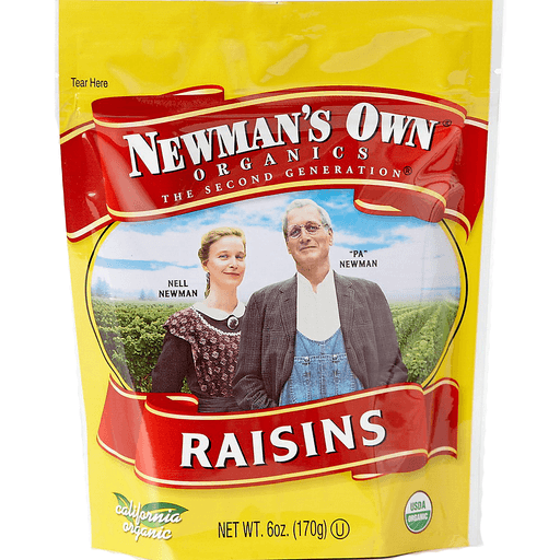 slide 3 of 4, Newman's Own Organics Raisins, 6 oz