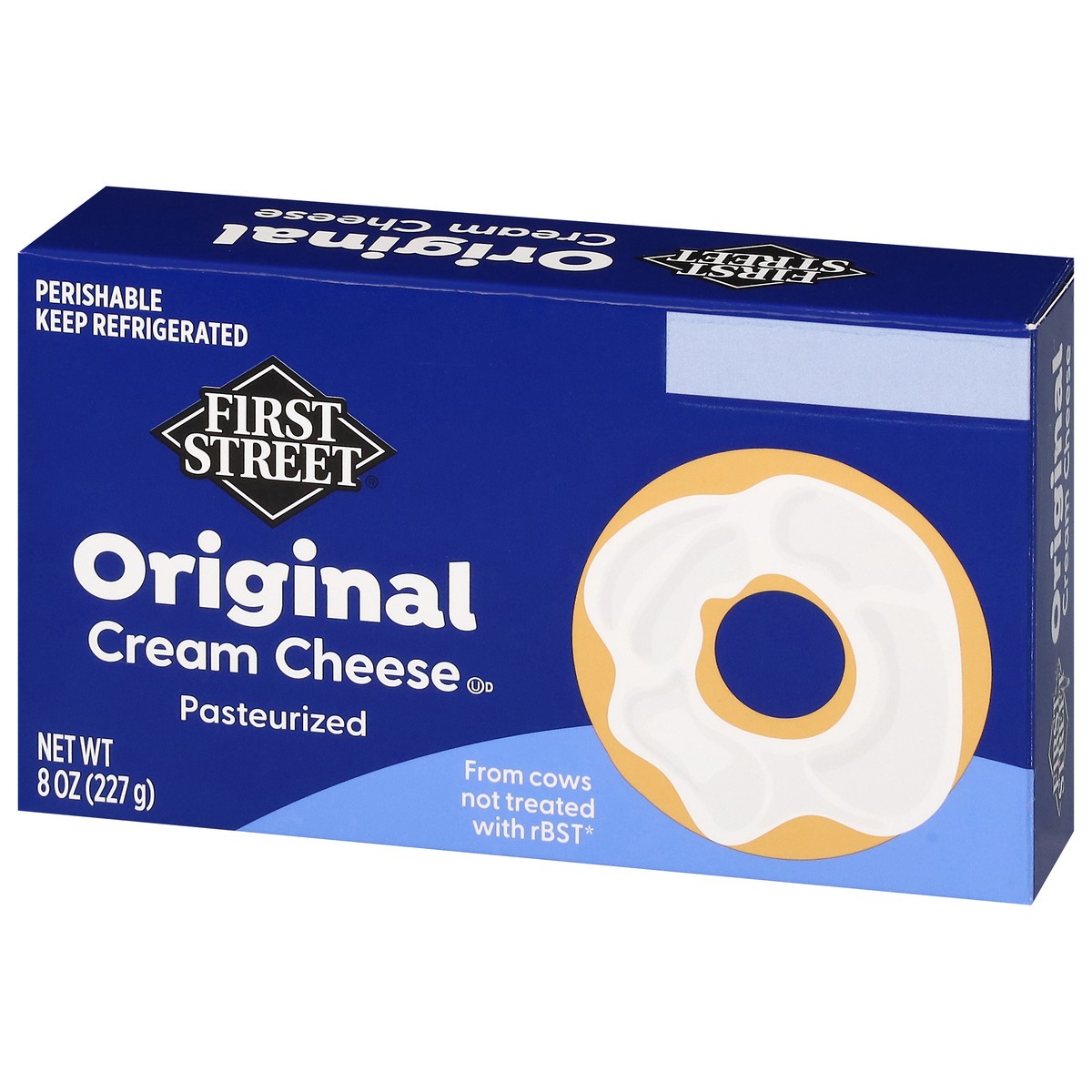 slide 2 of 4, First Street Cream Cheese Bar, 8 oz