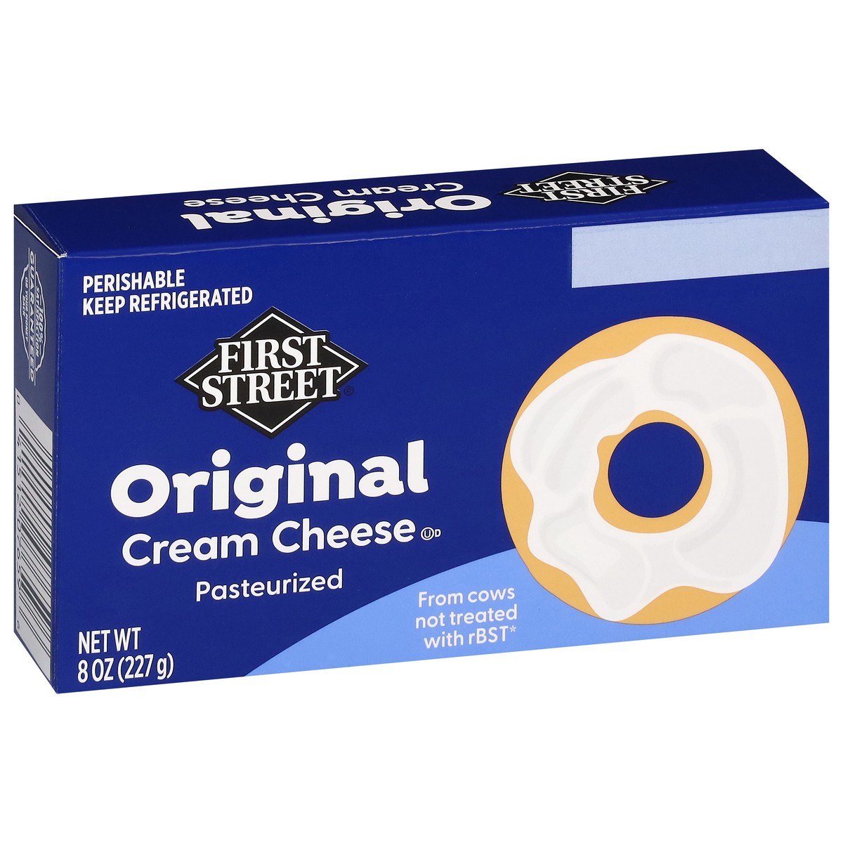 slide 3 of 4, First Street Cream Cheese Bar, 8 oz