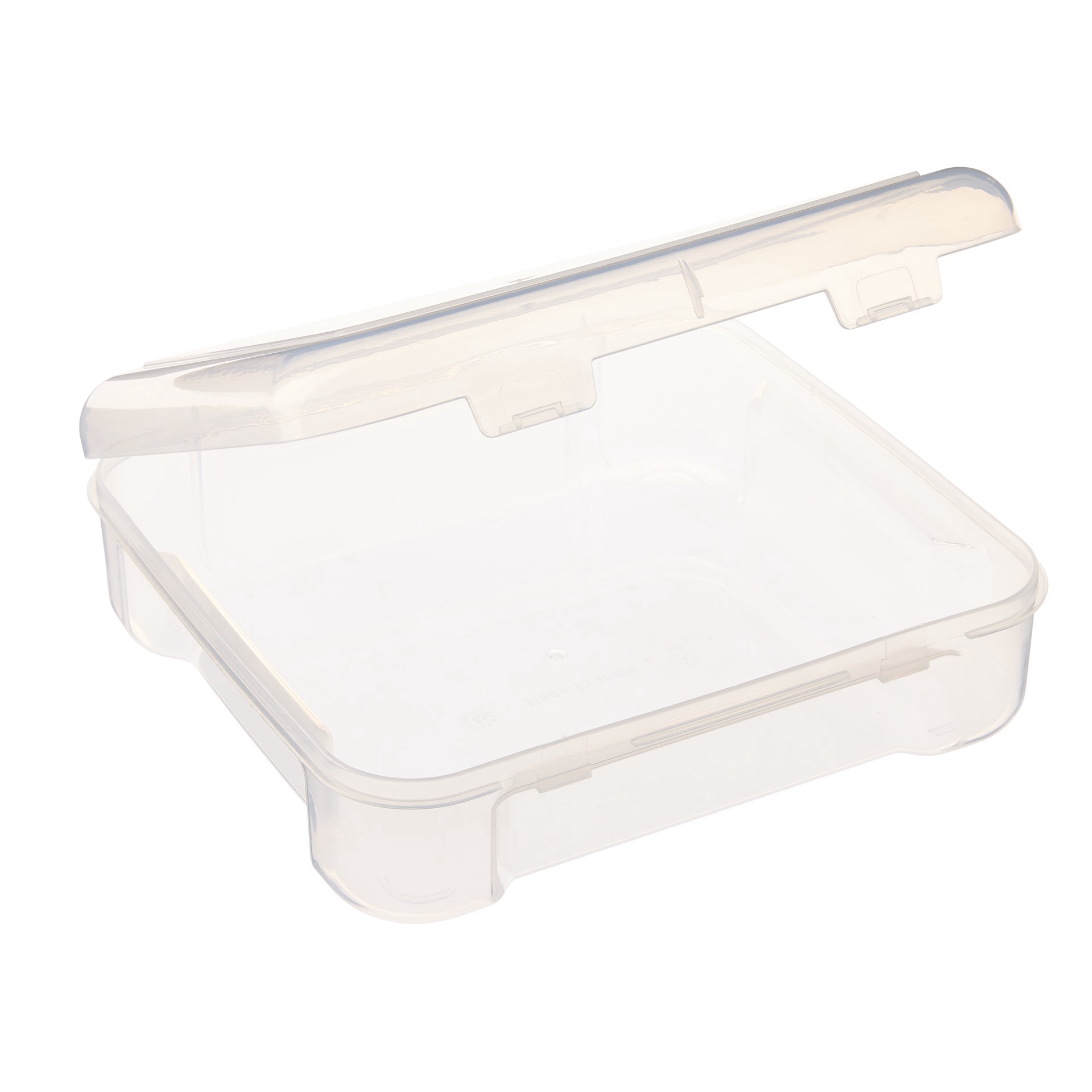 slide 2 of 8, 6" x 6" Portable Project Case, Clear, 6 x 6